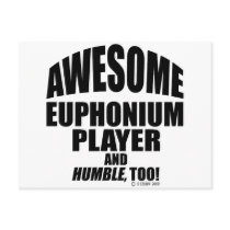 Awesome Euphonium Player Postcard