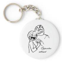 Awesome Face and Rage Guy, 4evr Keychains