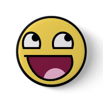 Awesome Face Pinback Button