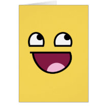 Awesome Face Card