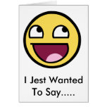 Awesome Face - Im Awesome Cards