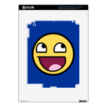 Awesome Face iPad Skin