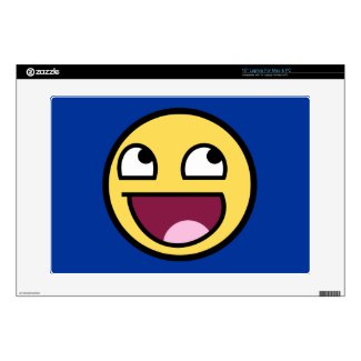 Awesome Face Laptop For Mac &amp; PC Skin 15&quot; Laptop Decals