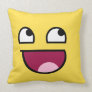 Awesome face throw pillows
