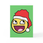 Awesome Face Santa Card