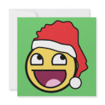 Awesome Face Santa Invitation