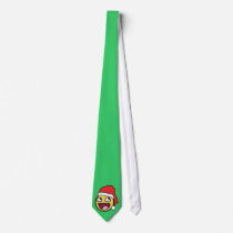 Awesome Face Santa Tie