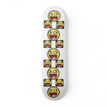 Awesome face skateboard