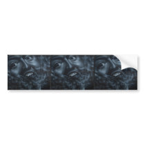 Awesome faces graffiti bumper stickers