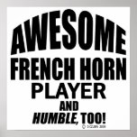 Awesome French Horn Player posters