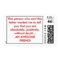 Awesome Friend Stamp