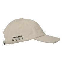 awesome G O D !!! Embroidered Hats
