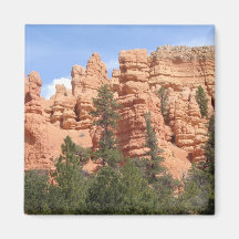Awesome Geologic Formations at Red Canyon, Utah Magnets