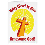 Awesome God Greeting Cards