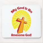 Awesome God Mousepad
