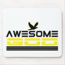 AWESOME GOD MOUSEPAD