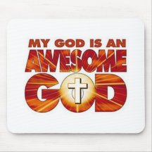awesome GOD Mousepad