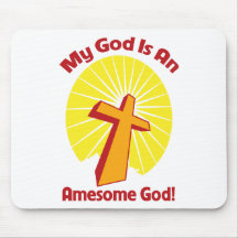 Awesome God Mousepad