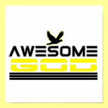 AWESOME GOD POSTER posters