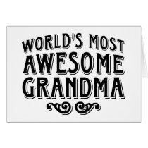 Awesome Grandma Cards