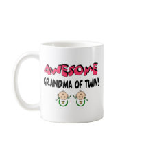 AWESOME GRANDMA of TWINS mugs