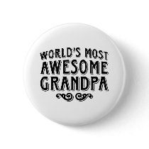 Awesome Grandpa Buttons