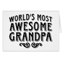 Awesome Grandpa Greeting Card