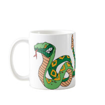 Awesome Green Rattlesnake mugs