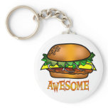 Awesome Hamburger Keychains