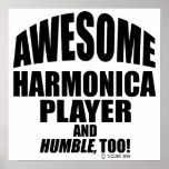 Awesome Harmonica Player Posters