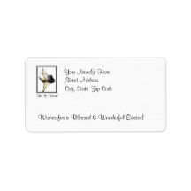 Awesome He is Risen - Beautiful Calla Lilies #2 Personalized Address Labels