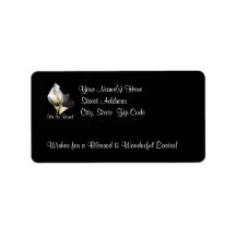 Awesome He is Risen - Beautiful Calla Lilies Personalized Address Labels