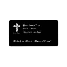 Awesome He is Risen Rejoice His Resurrection Custom Address Label