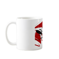 Awesome Helicopter Ninjas classic logo mug by fightonusc Awesome Helicopter Ninjas classic logo mug