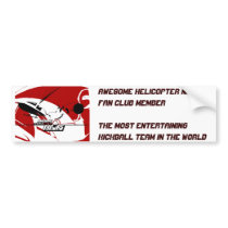Awesome Helicopter Ninjas Fan Club Bumper Sticker bumper stickers by fightonusc Awesome Helicopter Ninjas Fan Club Bumper Sticker bumper stickers