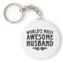 Awesome Husband Keychains