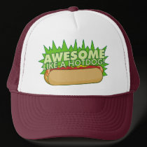 Awesome Like a Hot Dog Hat hats
