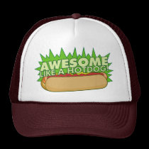 Awesome Like a Hot Dog Hat hats