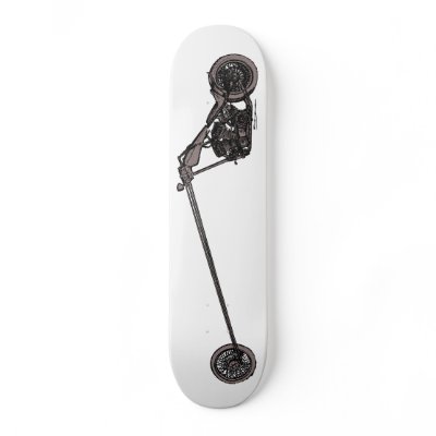 Awesome Long Chopper Skateboard by fameland