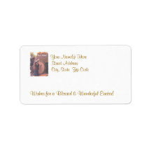 Awesome Mary Magdalene Visits Jesus' Empty Tomb Custom Address Labels