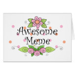 Awesome Meme T-Shirt Greeting Cards