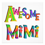 Awesome Mimi T-shirts and Gifts Custom Invitations