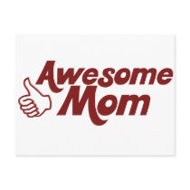 Awesome Mom for Mothers Day Post Cards