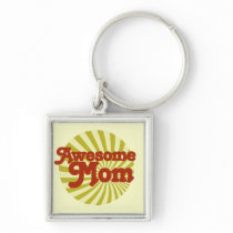 Awesome Mom Keychain