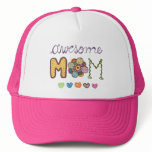 Awesome Mom Whimsical Doodle Hat