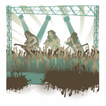 awesome music concert photo sculptures