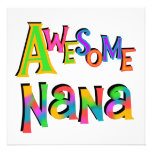 Awesome Nana T-shirts and Gifts Personalized Announcement