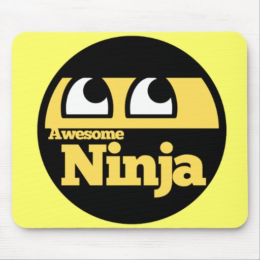 Awesome Ninja Mouse Pad Zazzle