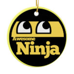 Awesome Ninja Christmas Tree Ornament