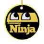Awesome Ninja Christmas Tree Ornament